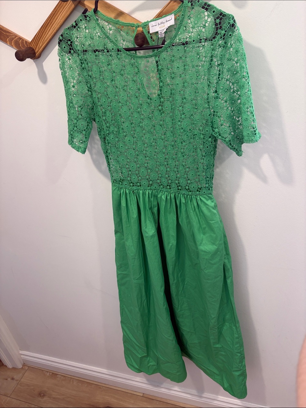 Never fully dressed - Green Victoria Dress -  new with tags-Lace Bodice